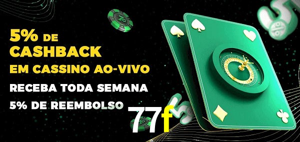 Promoções do cassino ao Vivo 77f